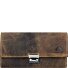  Vintage Geldbörse Leder 17 cm Variante brown