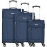  Edinburgh 4 Rollen Kofferset 3-teilig Variante navy
