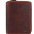  Rugged Geldbörse RFID Schutz Leder 10 cm Variante brown