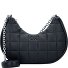 Square Quilt Umhängetasche 28 cm Variante black