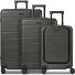  London 4 Rollen Kofferset 3-teilig mit Dehnfalte Variante cool olive