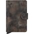 Miniwallet Kreditkartenetui RFID Schutz Leder 6.5 cm Variante brown