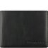  Super Slim Geldbörse RFID Schutz Leder 12 cm Variante schwarz