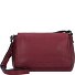  Hera Umhängetasche Leder 22 cm mit Dehnfalte Variante berry