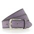  Gürtel Leder Variante lilac-silver | 80 cm