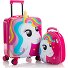  Kids 4-Rollen Kofferset 2tlg. Variante unicorn