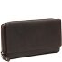  Shanghai Geldbörse RFID Schutz Leder 19 cm Variante brown