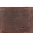  Ron Geldbörse RFID Schutz Leder 10 cm Variante brown