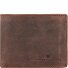  Ron Geldbörse RFID Schutz Leder 10 cm Variante brown