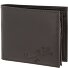  Leather Geldbörse RFID Schutz Leder 10 cm Variante braun-lizard