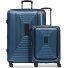  Essentials 14 4-Rollen Kofferset 2 tlg. Laptopfach mit Dehnfalte Variante dark blue metallic