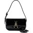  Umhängetasche Leder 22 cm Variante glossy black