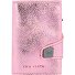  Click & Slide Kreditkartenetui RFID Leder 6,5 cm Variante rosé-silver