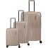  Barbara Novelty 4 Rollen Kofferset 3-teilig mit Dehnfalte Variante satin nude