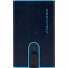  Black Square Kreditkartenetui RFID Schutz Leder 6 cm Variante night blue