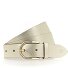 Gürtel Leder Variante platinum gold | 80 cm