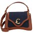  C-Me Handtasche Leder 23.5 cm Variante blue den-cognac