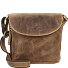  Vintage Umhängetasche Leder 20 cm Variante brown
