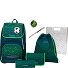  Ergoplus Schulranzen-Set 8-teilig Variante green