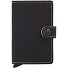  Miniwallet Kreditkartenetui RFID Schutz Leder 6.5 cm Variante black - ochre