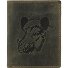  Vintage Geldbörse Leder 9.5 cm Variante wild boar