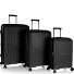  AirLite 4 Rollen Kofferset 3-teilig mit Dehnfalte Variante black