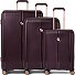  Paris 4 Rollen Kofferset 3-teilig mit Dehnfalte Variante amethyst metallic
