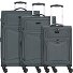  Travel Line 9204 4 Rollen Kofferset 3-teilig mit Dehnfalte Variante grau
