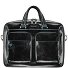  Blue Square Aktentasche III Leder 39 cm Laptopfach Variante schwarz