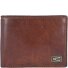  Japan Geldbörse RFID Schutz Leder 12 cm Variante cognac