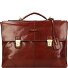  Vespucci Aktentasche Leder 40 cm Laptopfach Variante marrone