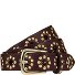  Nietengürtel Leder Variante dark brown | 90 cm