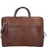  Vintage London Aktentasche RFID Schutz Leder 41 cm Laptopfach Variante braun