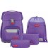  Basis Schulranzen-Set 4-teilig Variante Set „Purple Konfetti