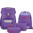  Basis Schulranzen-Set 4-teilig Variante Set „Purple Konfetti