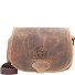  Vintage Hunting Bag Umhängetasche Leder 30 cm Variante brown
