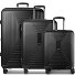  Essentials 14 4 Rollen Kofferset 3-teilig mit Dehnfalte Variante black metallic