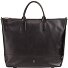 Halmahera Shopper Tasche Leder 40 cm Variante black rose