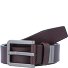  Basic Gürtel Leder Variante dunkelbraun | 100 cm