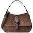  Flow Schultertasche M Leder 26 cm Variante toni cioccolato