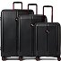  Paris 4 Rollen Kofferset 3-teilig mit Dehnfalte Variante black metallic