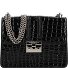  Roros Umhängetasche 21 cm Variante croco print black