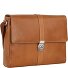  Bergamo Messenger Leder 38 cm Laptopfach Variante hellbraun
