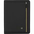  Amelie Women's Zippered Padfolio with Tablet Pocket Variante black